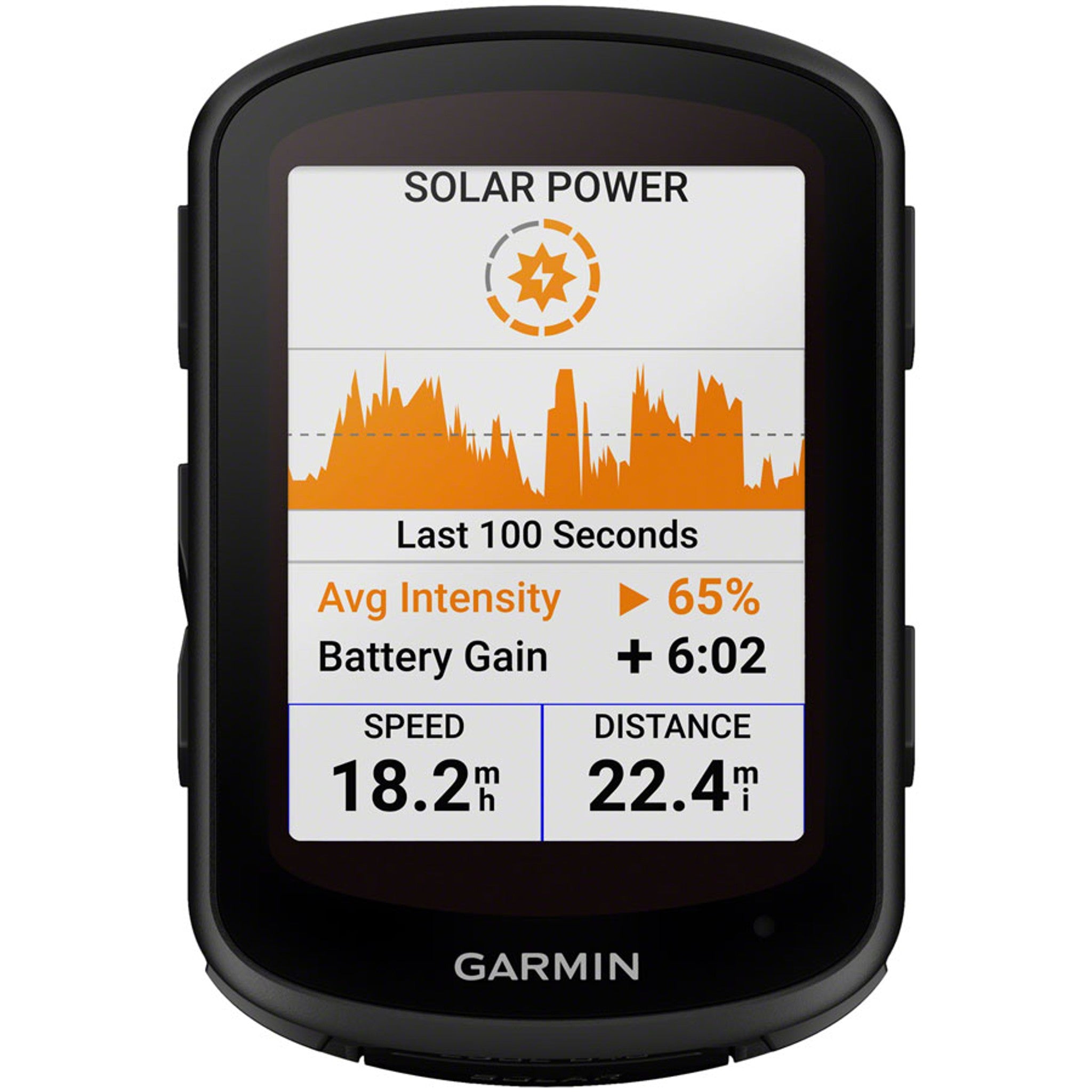 Edge 840 Solar Bike Computer - GPS, Wireless, Black