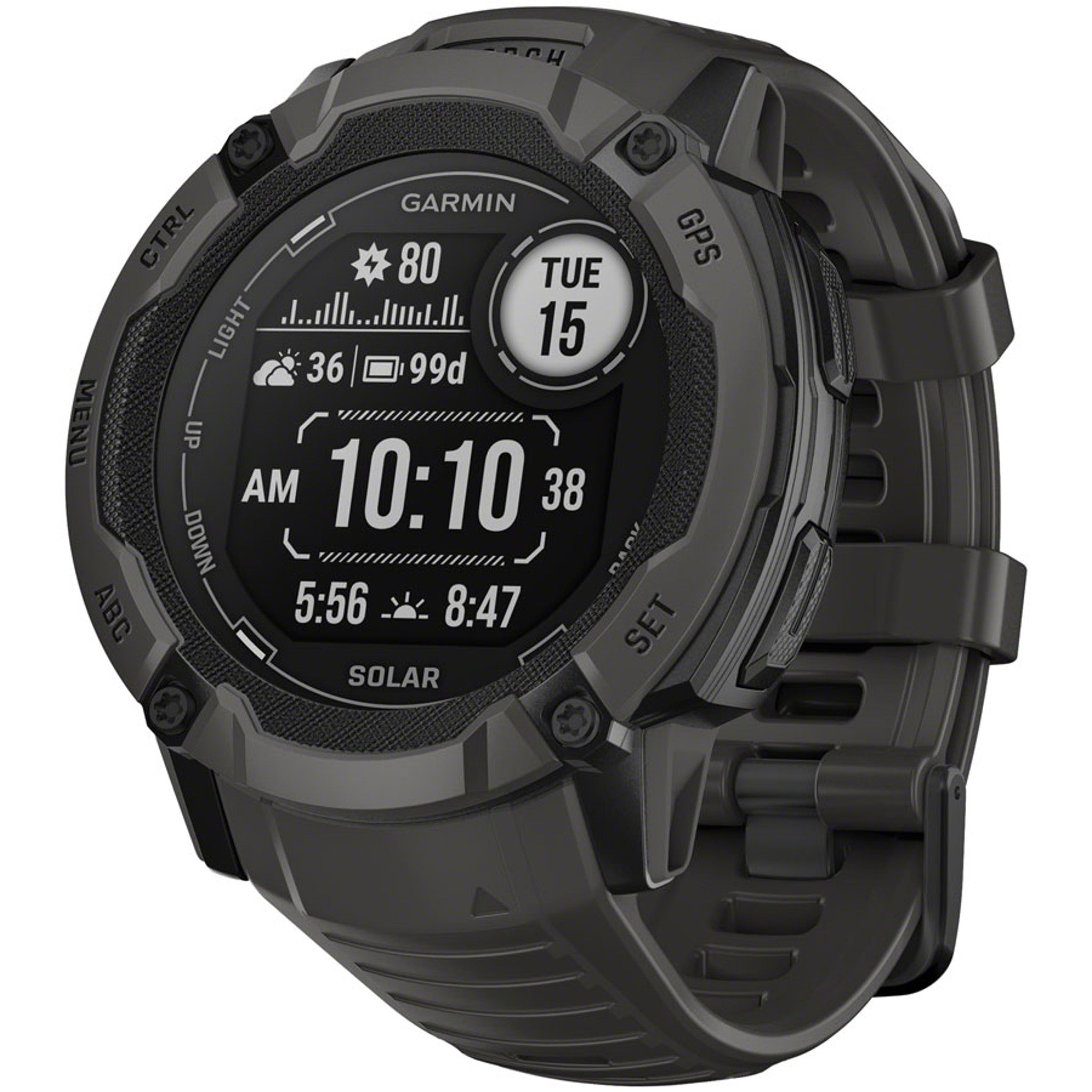 Instinct 2X Solar GPS Smartwatch - 50mm, Graphite