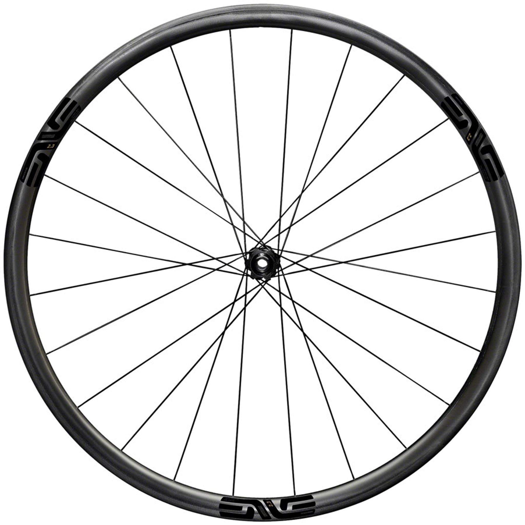 SES 2.3 Front Wheel - 700, 12 x 100, Center-Lock, Black