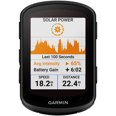 Edge 840 Solar Bike Computer - GPS, Wireless, Black
